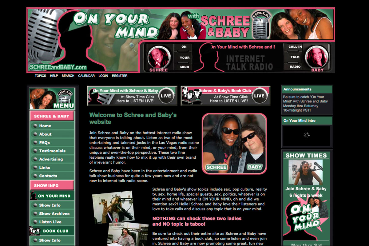 Schree and Baby Homepage