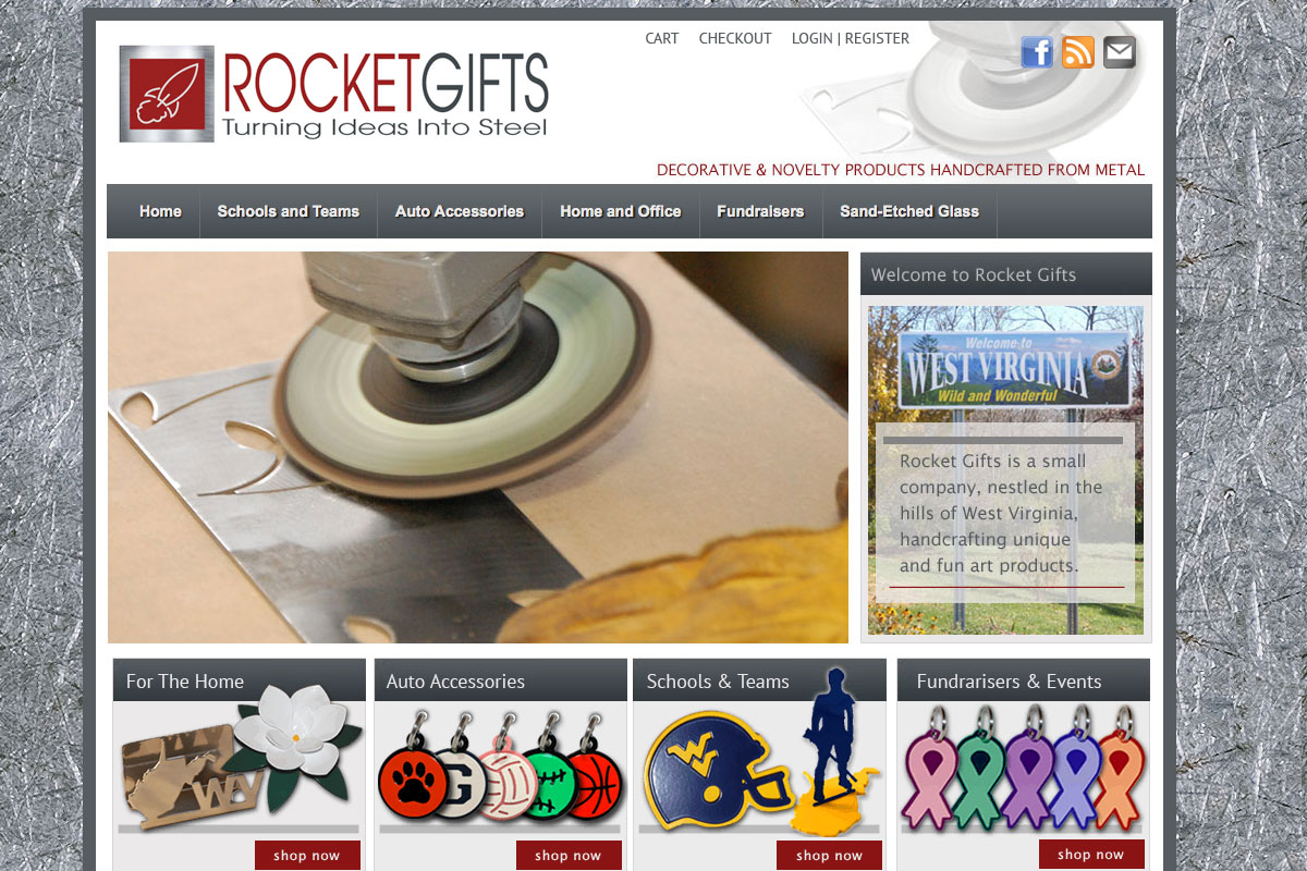RocketGifts Homepage