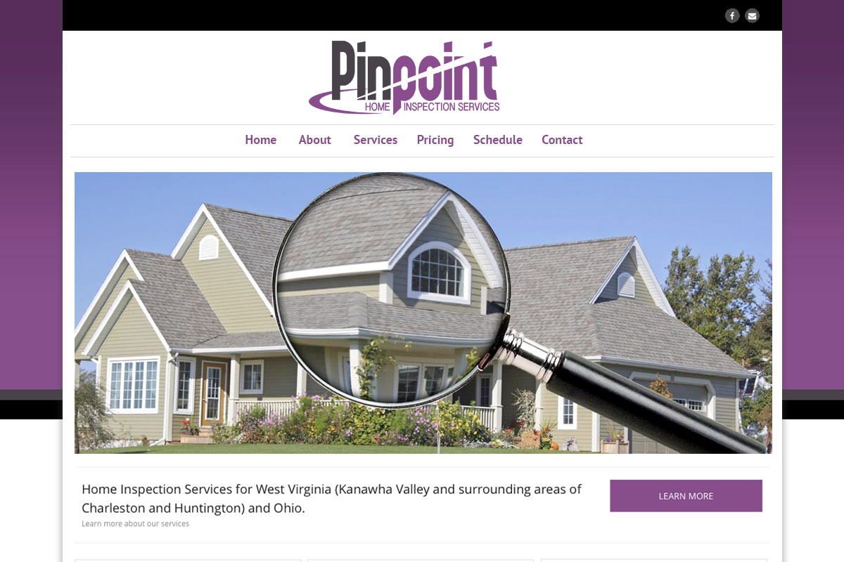 PinPoint Inspections homepage