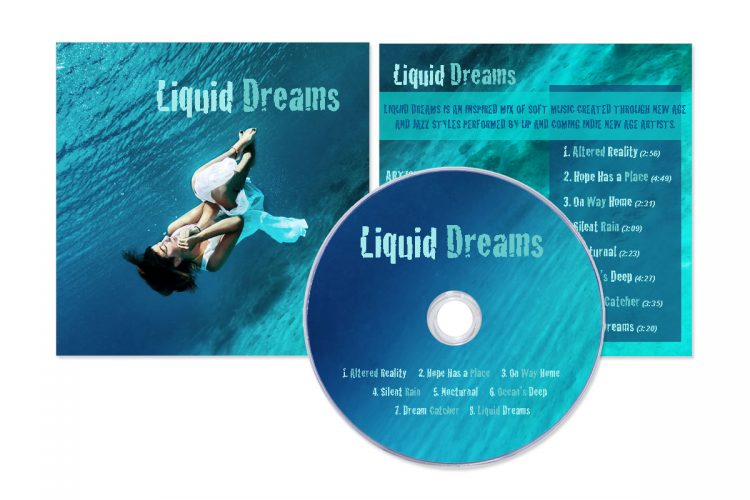 Liquid Dreams CD Layout (Sample)
