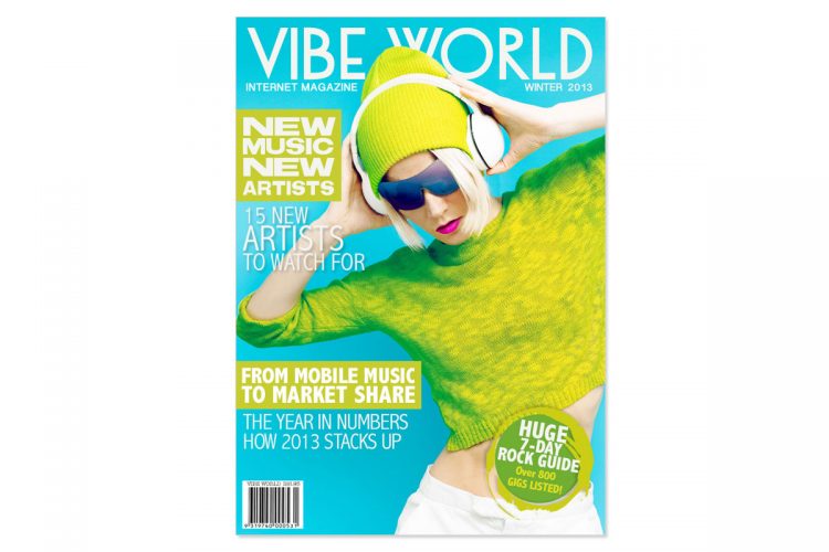 Vibe World (Sample) Magazine Cover
