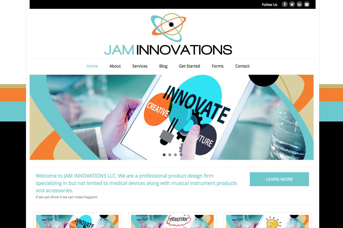 Jam Innovations Homepage