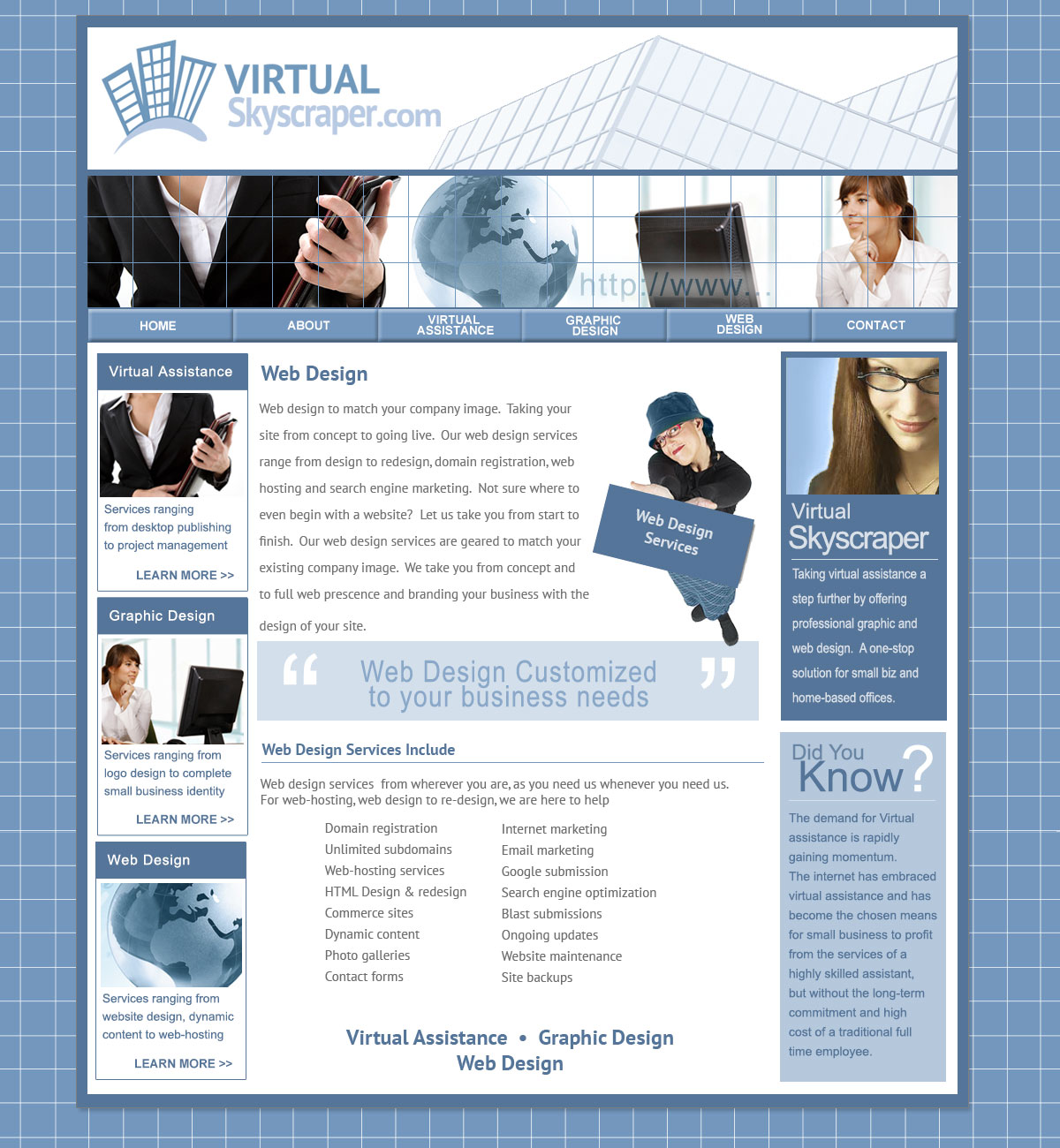 Virtual Skyscraper Website